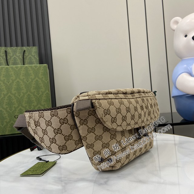 Gucci專櫃古馳最新款2025早春男士包袋系列腰包挎包 jh2795型號：804262